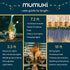 MUMUXI 24 Pack 7.2ft Fairy Lights Battery Operated String Lights, 20 Mini LEDs for Wedding Party Decorations