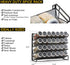 28 386 Set Countertop, 28 13.4" 10.8" SpaceAid Spice Rack Organizer with Spice Jars, Spice Labels, Chalk Marker