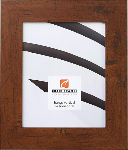 Craig Frames 18 by 36-Inch Rustic Wall Decor Frame, 2-Inch Wide, Dark Brown