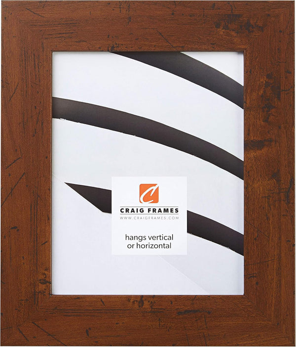 Craig Frames 18 by 36-Inch Rustic Wall Decor Frame, 2-Inch Wide, Dark Brown