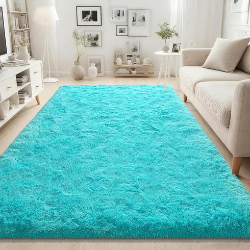 6ft 9ft, ISEAU Fluffy Rug Carpets Soft Shaggy Area Rugs Indoor Floor Mats for Kids Room Fuzzy Carpet Comfy Cute Nursery