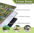 Supfitness (60 80") Sandproof,3-Layer Packable Extra Large Picnic Blankets Waterproof Foldable "x Beach Blanket