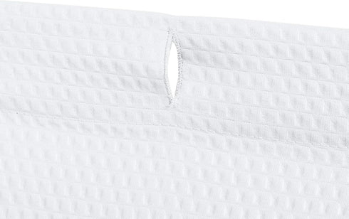 72" 72", Amazon Basics Lightweight Super Soft Easy Care Microfiber Waffle Texture Shower Curtain , x White
