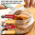 Spring Chef Stainless Steel Magnetic Measuring Spoons Set of 8 with Leveler for Baking and Cooking