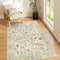 DUKINO 3x5 Rug, Washable Animal Area Rug with Non Slip Vintage Design,