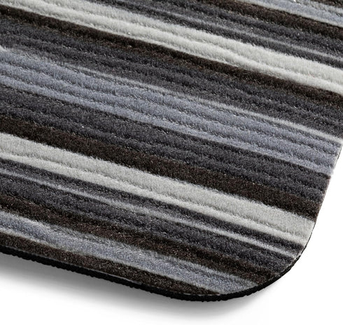 SoHome Ultra Thin Indoor Door Mat Kitchen Mat, Low Profile Stain Resistant Nonslip Design, 24"x35", Gray
