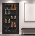 Simple Houseware 24 Pockets Large Clear Pockets Over The Door Hanging Shoe Organizer, Black (56" x 22.5")
