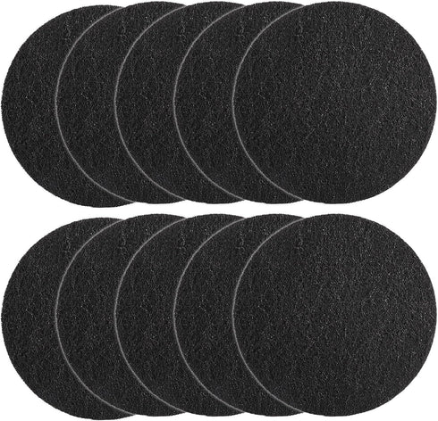 Charcoal Filters for Kitchen Compost Bin, 10 Pack Activated Charcoal Replacement Filters for Countertop Bin