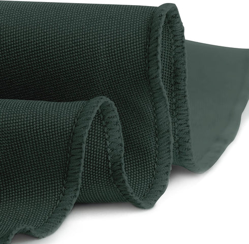 Gee Di Moda Round Tablecloth - 70 Inch Hunter Green Table Cloth for 24 to 48 Inch Round Tables - Heavy Duty Washable