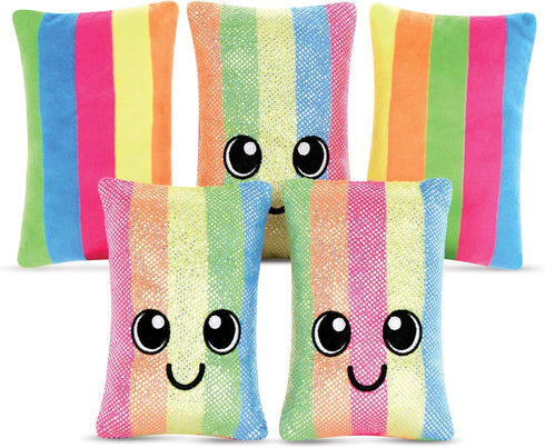Set iscream Play with Your Food! Super Sours Strawberry Scented Fleece Play Pillow with Embroidered Accents