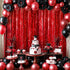 KatchOn XtraLarge Red Streamers - 3.2x8 Feet, Pack of 2 for Wedding and Birthday Decorations