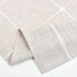 36 36 inch NEWISHER Farmhouse Embroidered Plaid Tablecloth Lattice Fabric Table Cloth Small Square Rustic Brown