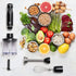 Moss & Stone Hand Blender Electric Set with Egg Whisk & Chopper, 300 Watt Immersion Hand Mixer Set, Stainless Steel