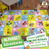 3x5 KC Cubs ABC Alphabet Animal Rug Educational Non-Slip Play Mat for Kids, Toddlers, Nursery, Classroom, Playroom
