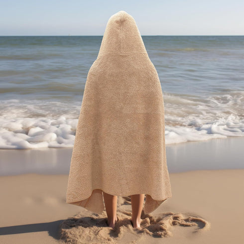 ORIGINAL KIDS 100% 30 54 Hooded Bath Towel Wrap - Ultra Soft Cotton Terry Large Oversized Hooded Kids Towel - Toddler