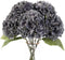 Jim's Cabin Silk Hydrangea Flowers, 5 Big Heads Fake Flower Bunch Bouquet for Home Wedding Party Decor DIY (Gray)