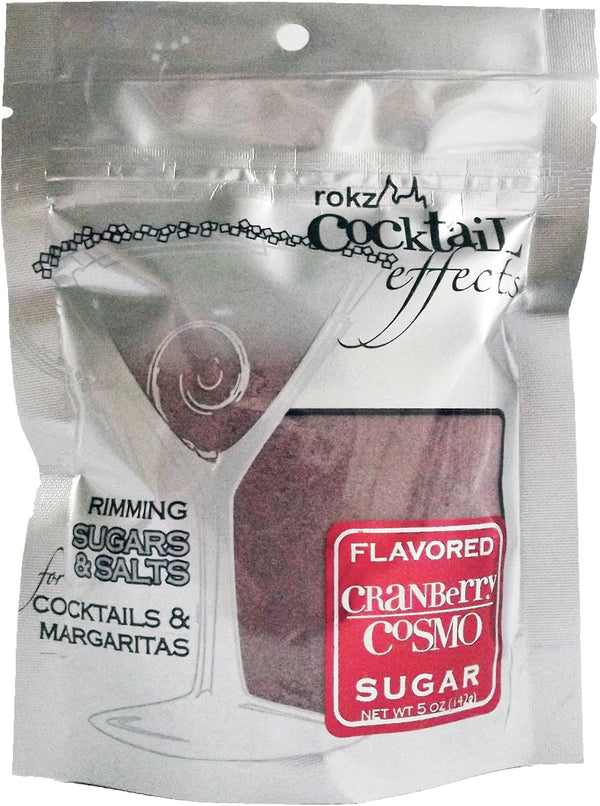 rokz Cranberry Cosmo Cocktail Sugar, drink rimmer