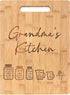 Grandma Gift: Measurements Conversion Chart Decor Cutting Board, Perfect for Home Kitchen, Camping, BBQ