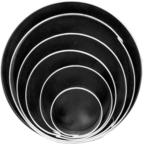 Fox Run Circle Cookie Cutter Set, 1 x 4 x 4 inches
