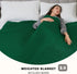 50"x60" 7lbs L'AGRATY Knitted Weighted Blanket - Cooling Chunky Knit Heavy Blanket for Adults Braided Crochet Throw
