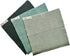 3-Piece Danish Cotton Dishcloths, 100% Certified Organic Cotton Made in India (Rustic Green Organic Combi)