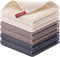Kitinjoy 100% Cotton Kitchen Dish Cloths, 6 Pack Waffle Weave Ultra Soft Absorbent Towels, 12 x 12 Inches