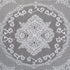 Juvale Round White Lace Tablecloth - Polyester Table Cover for Wedding Reception, Vintage Round Cover with Scalloped