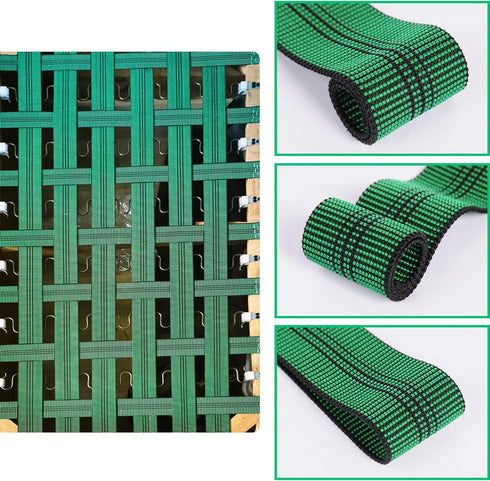 KEPYDRMTF 2 6 Rolls Webbing Band Replacement for Chair, Couch, Sofa, Upholstery Seater Repair Material, Elastic, Latex