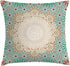 Ambesonne Moroccan Throw Pillow Cushion Cover, Ottoman Mosaic Art Pattern Oriental Floral