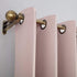 Sun Zero Nordic Theater Grade Extreme 100% Blackout Grommet Curtain Single Panel, 52" x 54", Blush Pink