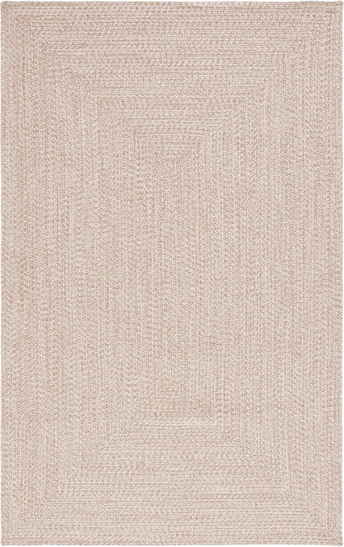 SAFAVIEH Washable Rug Outdoor Braided Collection - 2' x 3', Natural, Handmade