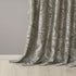 Madison Park Aubrey 2 Panel Curtain - Faux Silk Paisley Jacquard, 50x84, Taupe, Room Darkening