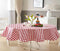 Newbridge 60 x 84 Inch Oval Vinyl Tablecloth - Bistro Tavern Check, Indoor Outdoor Cover for Picnic, Barbecue