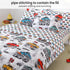 Sets 6 Set Set Mooreeke Twin Size Comforter for Boys Kids, Pieces Bed in a Bag Monster Truck Bedding Comforter Sheet