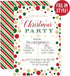 Christmas Party Invitation - Your Main Event Prints - Holiday Party Invitations - 20 Fill-In Invitations and Envelopes