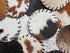 4.5" Set 8 Sunshine Cowhides Natural Cowhide Coaster - Round Assorted Tones Genuine Leather Coasters for Coffee Table