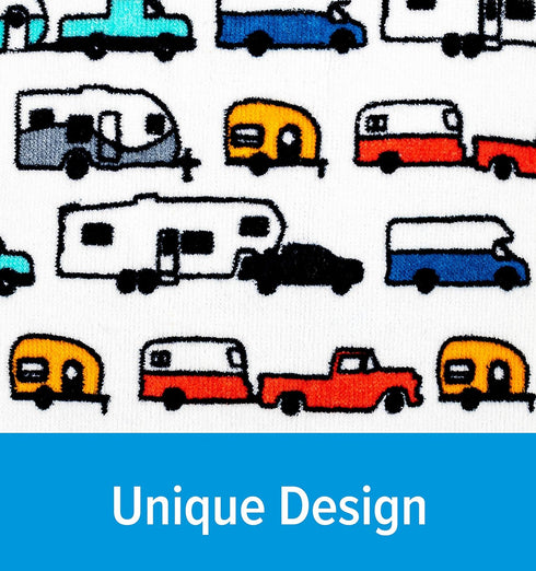 Camco Life is Better at The Campsite Beach Towel - Perfect Accessory for Beach or Pool, RV Design Pattern - 32-Inches x