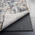 SAFAVIEH Dual Surface Rug Pad, 3' x 5', 1/4" Thick, Grey Felt + Rubber, Non-Slip & Durable for Hard Floors & Carpet