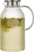 Karafu 3 Liter/100 Oz Glass Pitcher with Lid, Easy Clean Heat Resistance