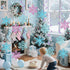 Snowflake Hanging Swirls Decorations, Winter Party Ceiling Streamers Garland for Baby Shower, Birthday, Christmas
