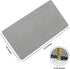 LuxStep Shower Mat - 24x16 inch Non-Slip Bath Mat with Drain, Quick Drying PVC Loofah for Tub, Shower, Bathroom (Grey)