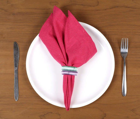 24-Piece Decorative Napkin Rings - Modern Table D cor for Every Occasion - Bulk Napkins for Weddings Holidays Parties