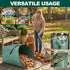 2 Pack 60 Gallon Large Leaf Collector, Dustpan-Style Lawn and Leaf Bags, Collapsible Yard Waste Bags Easy Storage