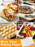 SMARTAKE 200 Pcs Parchment Paper Baking Sheets, 12x16 Inch Non-Stick Precut for Baking, Grilling, and More