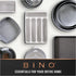 BINO Plastic Storage Bins, Medium - Shallow | THE HANDLER COLLECTION | Multipurpose Organizer for Kitchen Pantry, Clear
