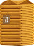 Native Fab Waffle 12 Pack Dish Cloths - 100% Cotton, Absorbent, Quick