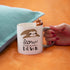 Pavilion Gift Company Slow The Sloth Down - Gray 17oz Dolomite Coffee Cup Mug