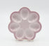 20792 Fine Porcelain Small Purple Deviled Egg Plate, 6 7/8"D x 1/2"H