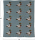 Creative Co-Op Soft Cotton Knit Baby Blanket with Charming Duck Design, Multicolor
