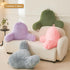 XeGe Fluffy Back Support Pillow Cover for Bed (No Filler), Light Purple Faux Fur Backrest Pillowcase, Lilac Furry